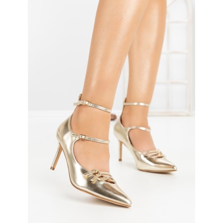 Pantofi Stiletto 77-549 GOLD | CM