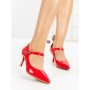 Pantofi Stiletto 77-545 RED | CM