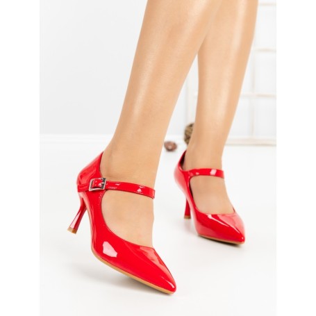 Pantofi Stiletto 77-545 RED | CM