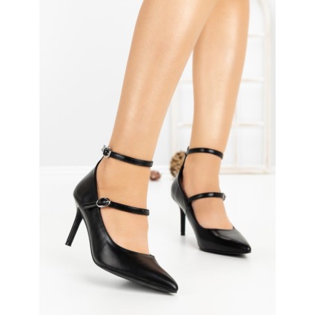 Pantofi Stiletto 77-550 BLACK | CM