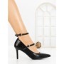 Pantofi Stiletto 77-550 BLACK | CM