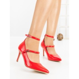 Pantofi Stiletto 77-550 RED | CM