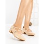 Pantofi cu Toc mic 8242 BEIGE | CM
