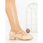 Pantofi cu Toc mic 8242 BEIGE | CM