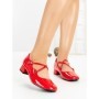 Pantofi cu Toc mic 8242 RED | CM