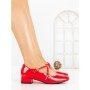 Pantofi cu Toc mic 8242 RED | CM