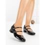 Pantofi cu Toc mic 8241 BLACK | CM