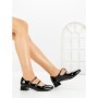 Pantofi cu Toc mic 8241 BLACK | CM