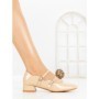 Pantofi cu Toc mic 8241 BEIGE | CM