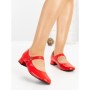 Pantofi cu Toc mic 8240 RED | CM