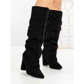 Cizme Dama cu Toc 6XKK11 BLACK | MEI