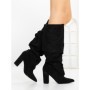 Cizme Dama cu Toc 6XKK11 BLACK | MEI
