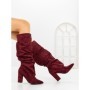 Cizme Dama cu Toc 6XKK11 WINE | MEI