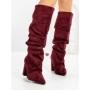 Cizme Dama cu Toc 6XKK11 WINE | MEI