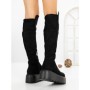 Cizme Dama cu Platforma 68WL26 BLACK | MEI