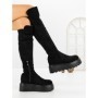 Cizme Dama cu Platforma 68WL26 BLACK | MEI