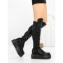 Cizme Dama cu Platforma 68WL26 BLACK | MEI