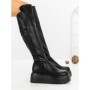 Cizme Dama cu Platforma 68WL26 BLACK | MEI