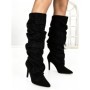 Cizme Dama cu Toc 6XKK9 BLACK | MEI