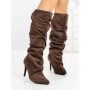 Cizme Dama cu Toc 6XKK9 BROWN | MEI