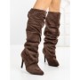 Cizme Dama cu Toc 6XKK9 BROWN | MEI