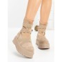 Ghete Dama cu Platforma 56WL1 APRICOT | MEI