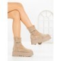 Ghete Dama cu Platforma 56WL1 APRICOT | MEI