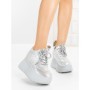 Pantofi Sport Dama cu Platforma 6WL17 SILVER | MEI