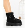 Ghete Dama cu Platforma 6ZP12 BLACK | MEI