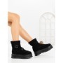 Ghete Dama cu Platforma 6ZP12 BLACK | MEI