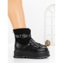 Ghete Dama cu Platforma 6ZP12 BLACK | MEI