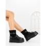 Ghete Dama cu Platforma 6ZP12 BLACK | MEI