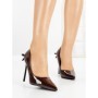 Pantofi Stiletto 6GS25 BROWN | MEI