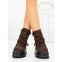Ghete Dama cu Platforma 66WL19 BROWN | MEI