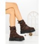 Ghete Dama cu Platforma 66WL19 BROWN | MEI