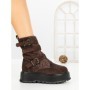 Ghete Dama cu Platforma 66WL19 BROWN | MEI