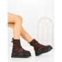 Ghete Dama cu Platforma 66WL19 BROWN | MEI