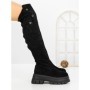 Cizme Dama cu Platforma 66WL32 BLACK | MEI