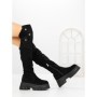 Cizme Dama cu Platforma 66WL32 BLACK | MEI