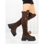 Cizme Dama cu Platforma 66WL32 BROWN | MEI
