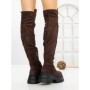 Cizme Dama cu Platforma 66WL32 BROWN | MEI