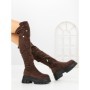 Cizme Dama cu Platforma 66WL32 BROWN | MEI