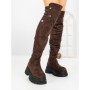 Cizme Dama cu Platforma 66WL32 BROWN | MEI