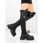 Cizme Dama cu Platforma 66WL32 BLACK | MEI