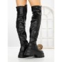 Cizme Dama cu Platforma 66WL32 BLACK | MEI