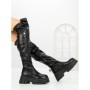 Cizme Dama cu Platforma 66WL32 BLACK | MEI