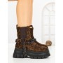 Ghete Dama cu Platforma 66WL33 LEOPARD PRINT | MEI