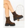 Ghete Dama cu Platforma 66WL33 LEOPARD PRINT | MEI