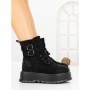 Ghete Dama cu Platforma 66WL30 BLACK | MEI