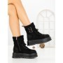 Ghete Dama cu Platforma 66WL30 BLACK | MEI